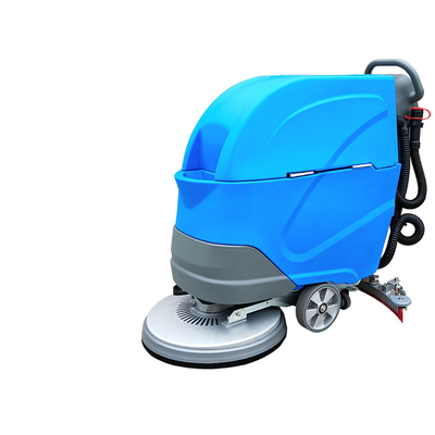 Tanjie M2 Self Propelled Floor Scrubber Battery Type Hotels Compact Floor Scrubber Walk-Behind Auto Scrubber